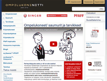 Tablet Screenshot of ompelukonenetti.fi